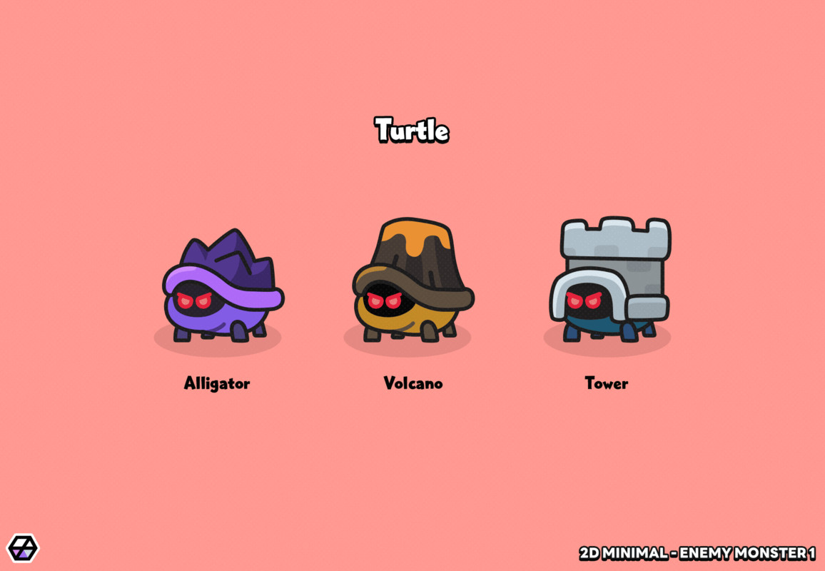 2D Minimal - Enemy Monster1