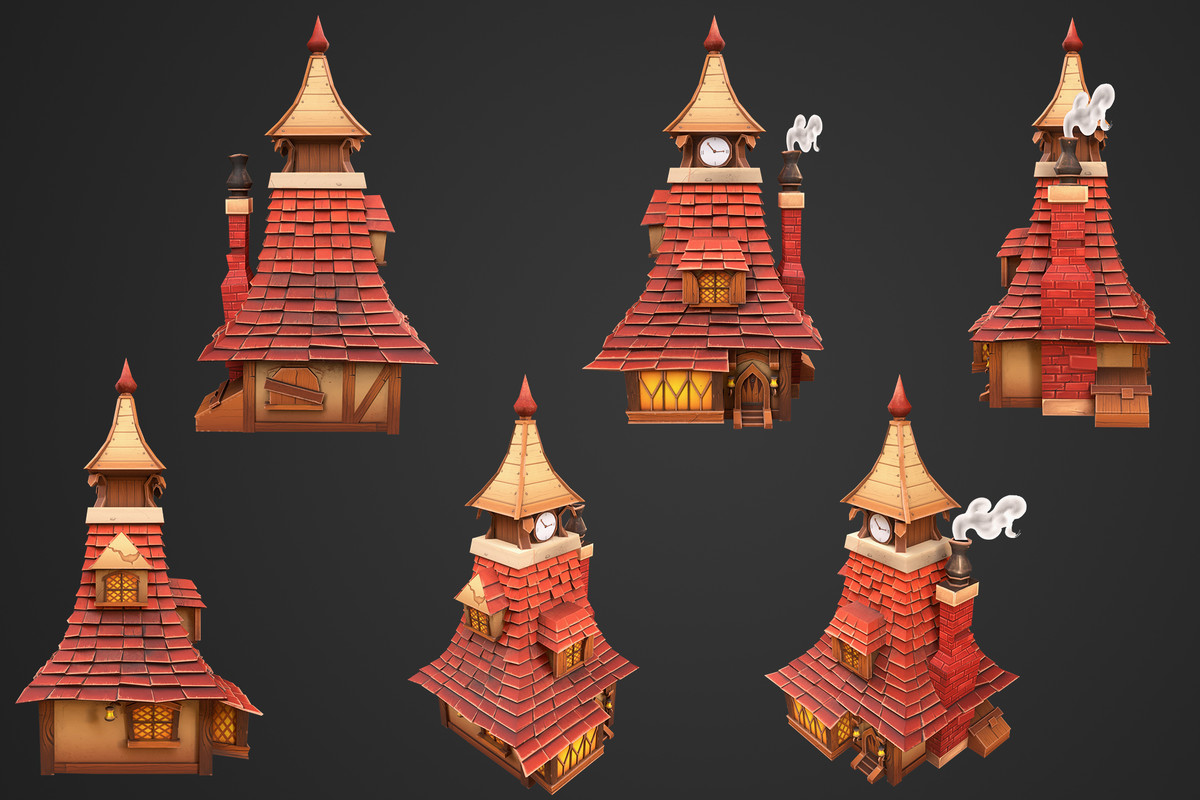 Stylized Fantasy Buildings