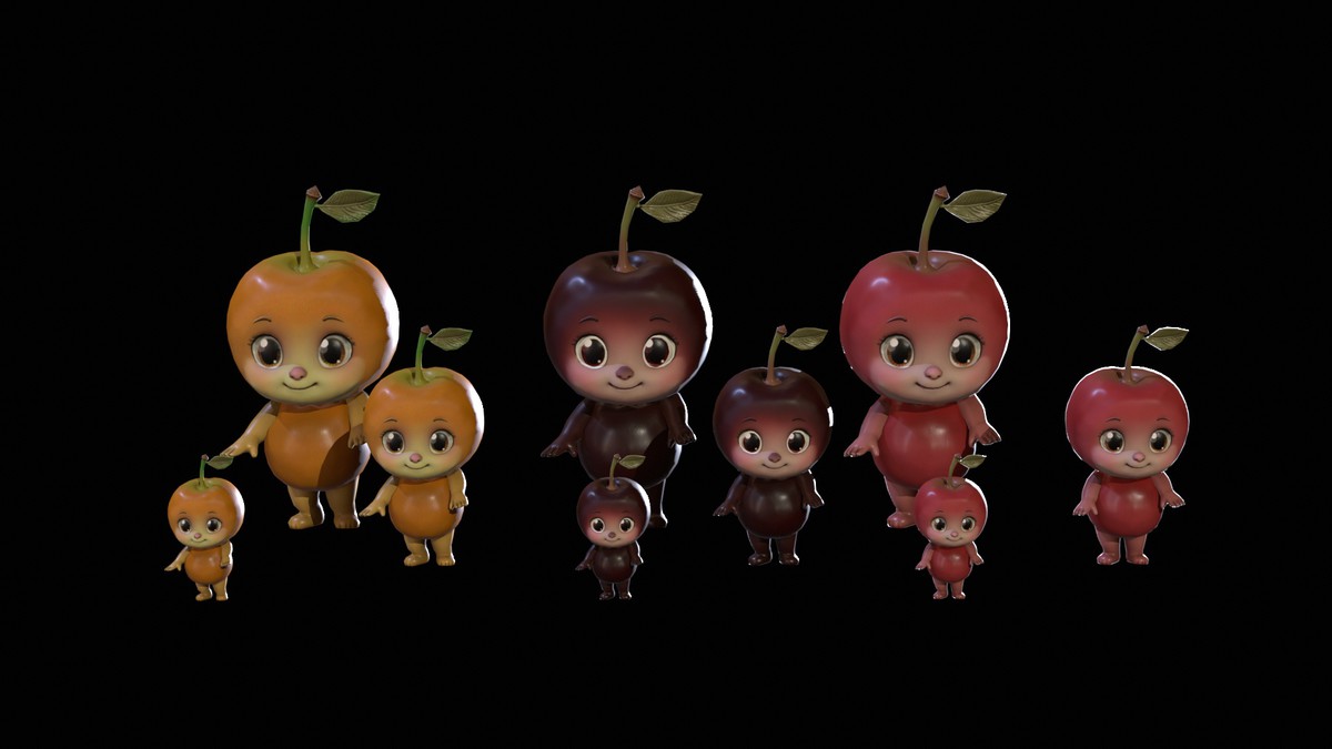 Chibi Fruit Cherry