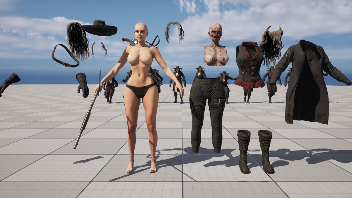 Western Gothic Zombie