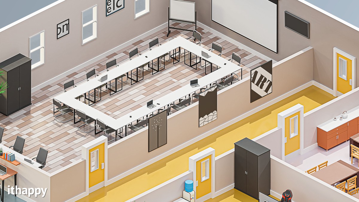Office 2 - Low Poly 3D Models Pack
