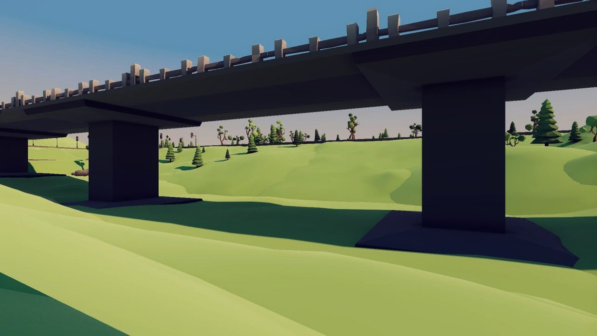 Low Poly Modular Road Pack- Mini World Studio