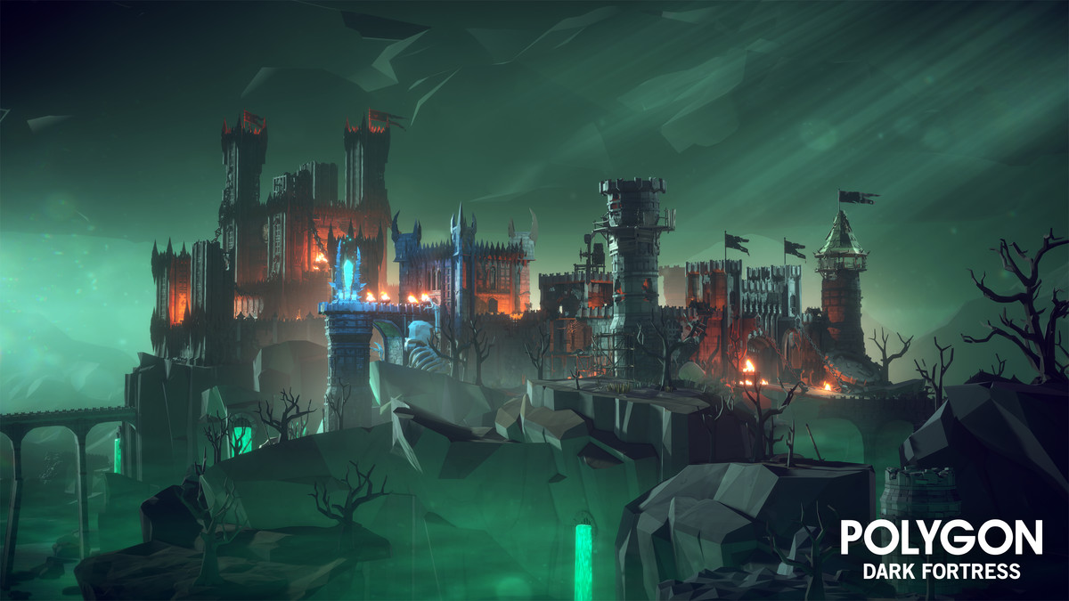 POLYGON - Dark Fortress - Low Poly 3D Art by Synty