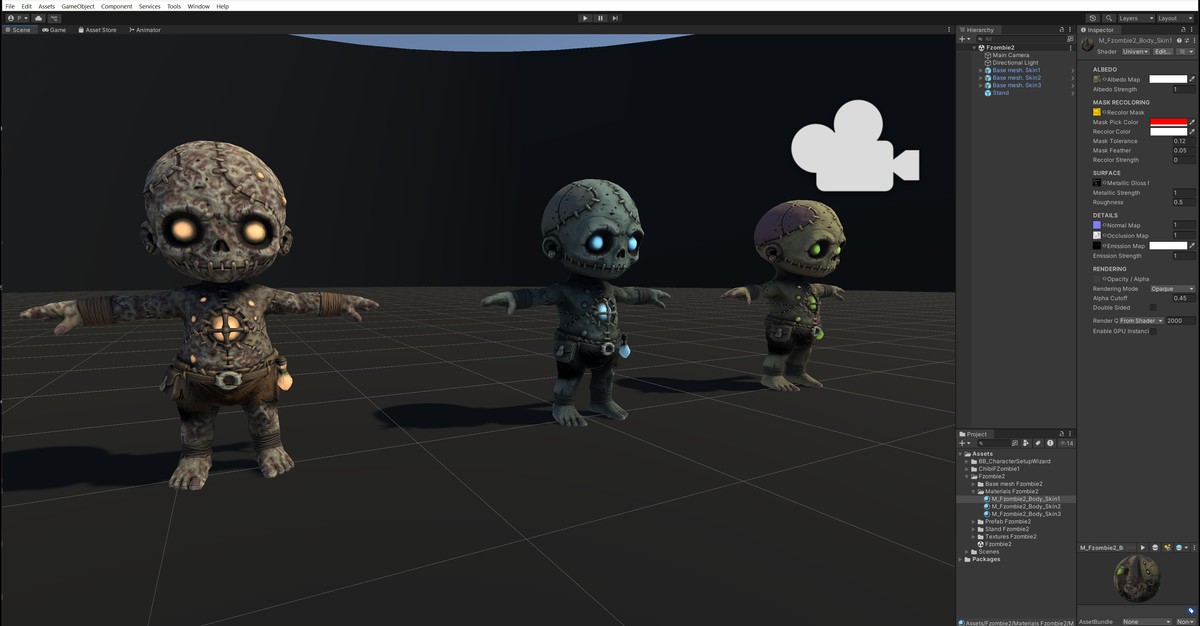 Chibi Necro Zombie Boy