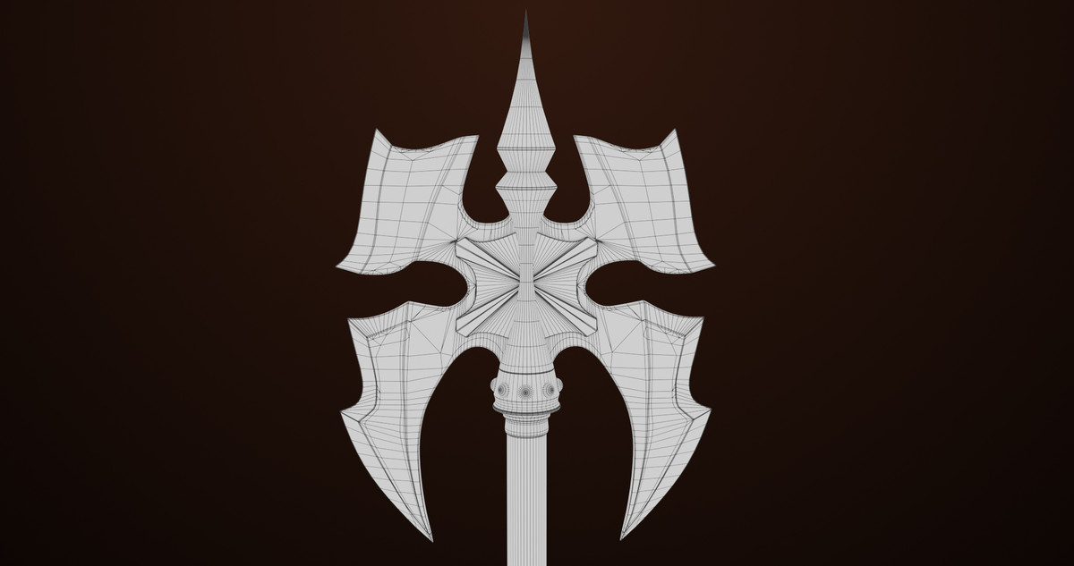 Battle Axe 03 URP HDRP Textures