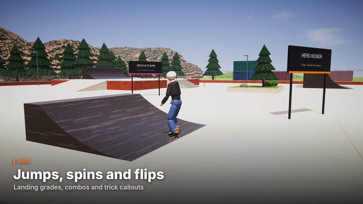 Roller Skate Controller: Physics Inline Skating Kit