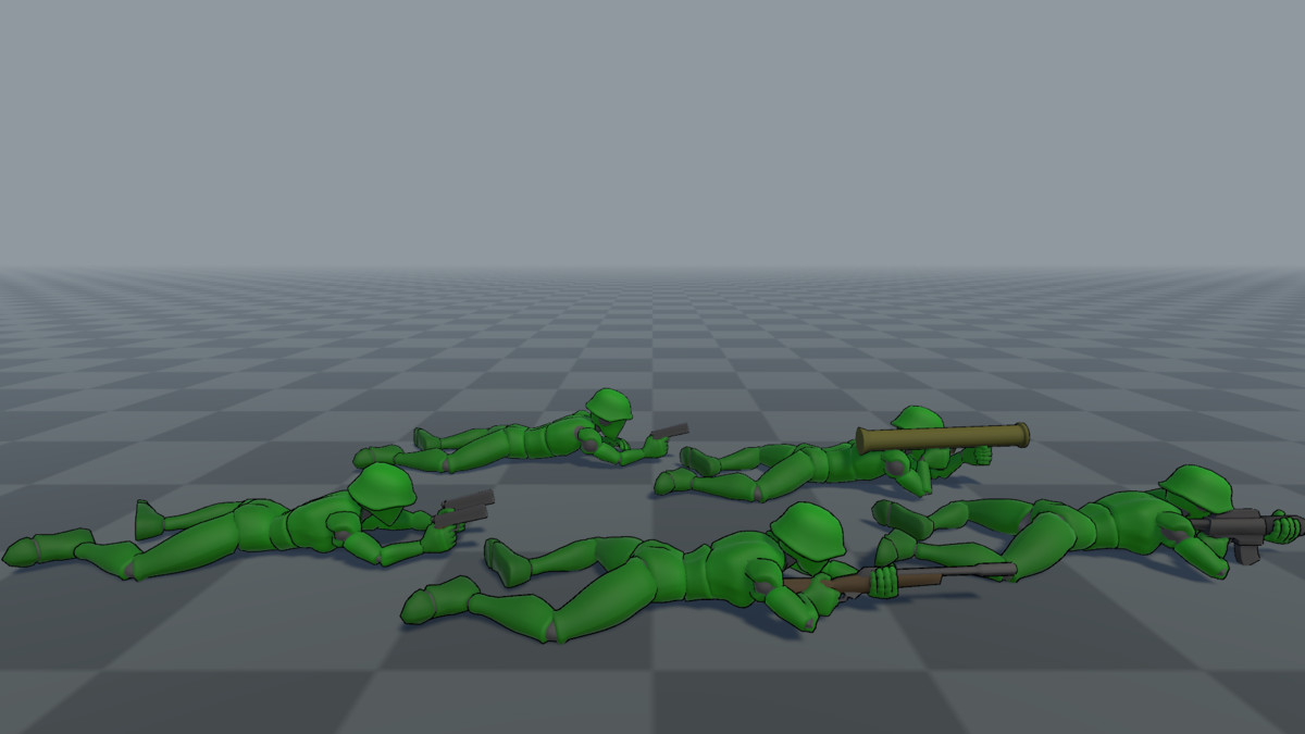 Human Soldier Animations