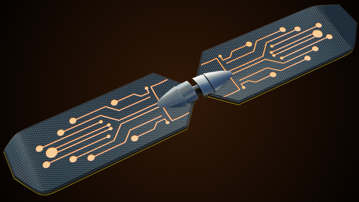 Sci-Fi Hoverboard 4 URP HDRP Textures
