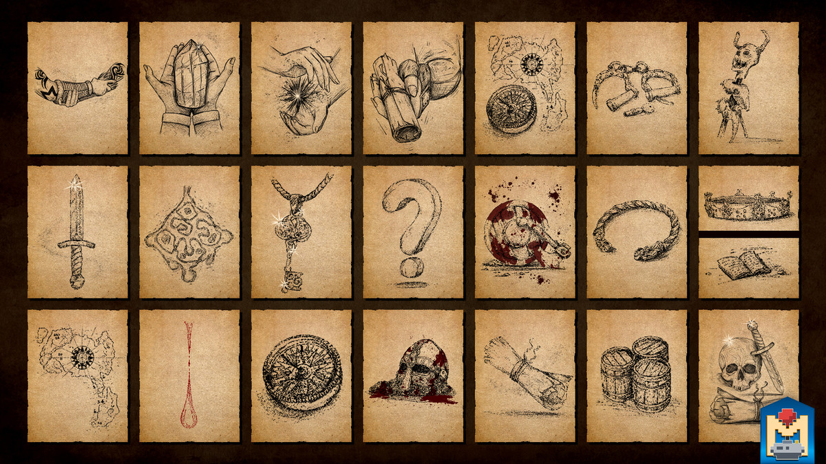 2D Hand Drawn Game Story Journal Sketches