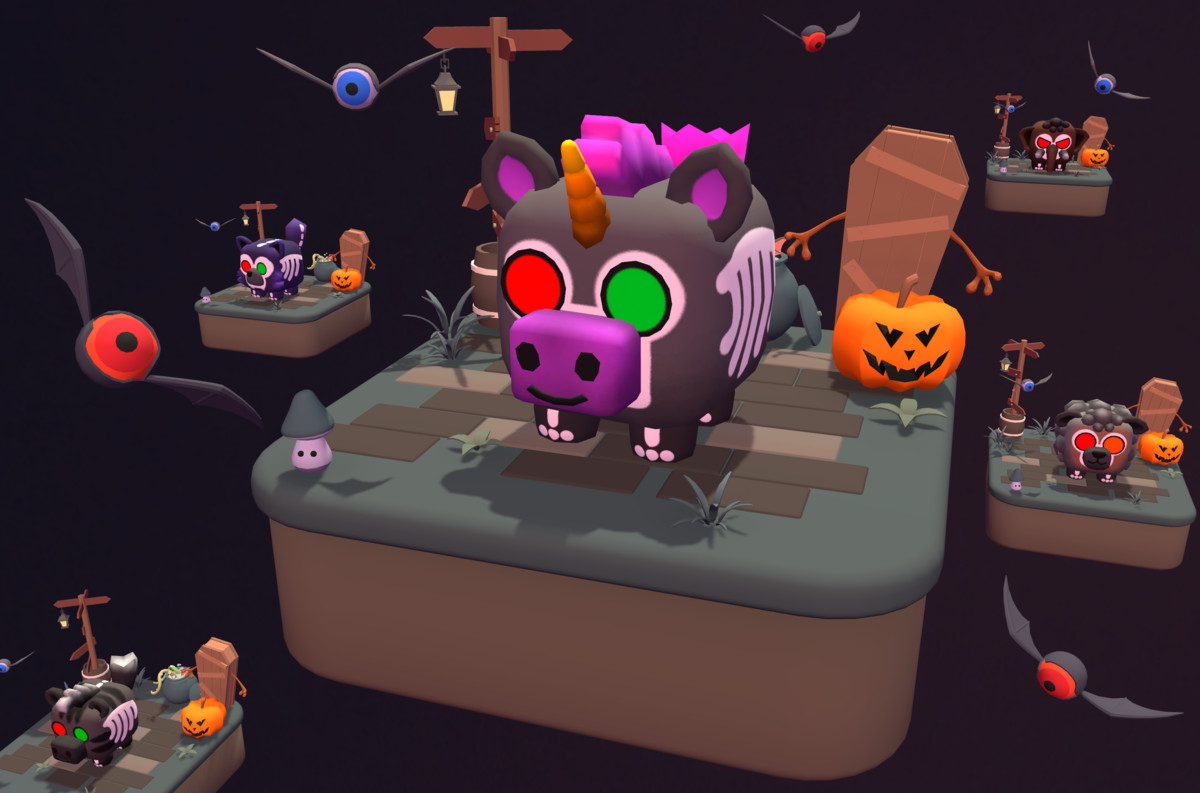 CuteMagic - Cube Animals Pack: Spooky Edition