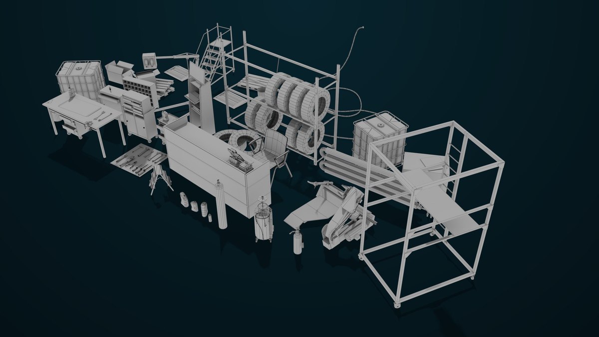 Workshop Tools Pack 01 UPR HDRP Textures