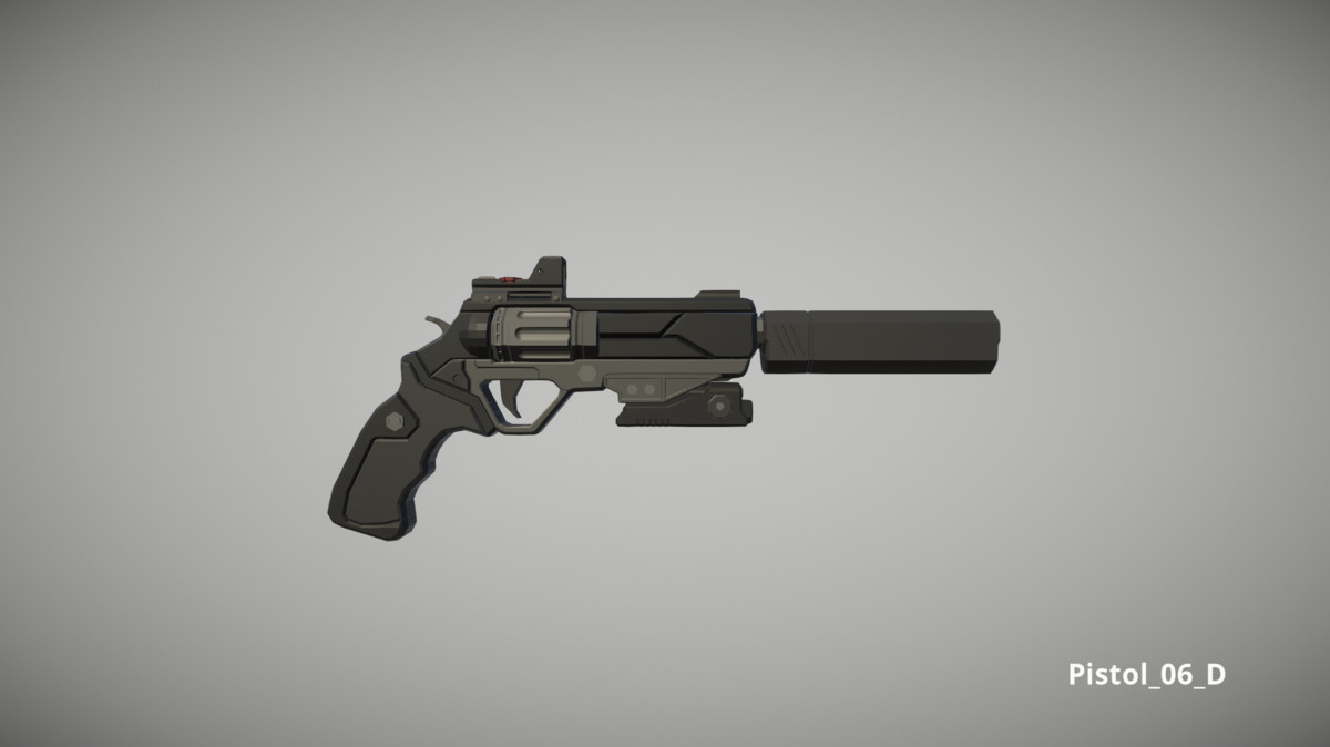 Cyberpunk Armory - Low Poly