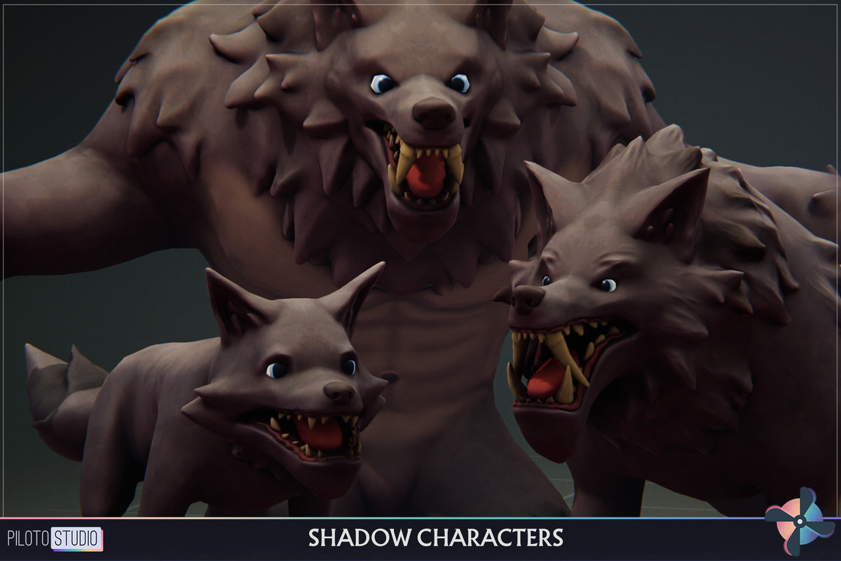 Shadow Ultimate MegaPack- 12 Families + Boss - 39 Characters + Animations
