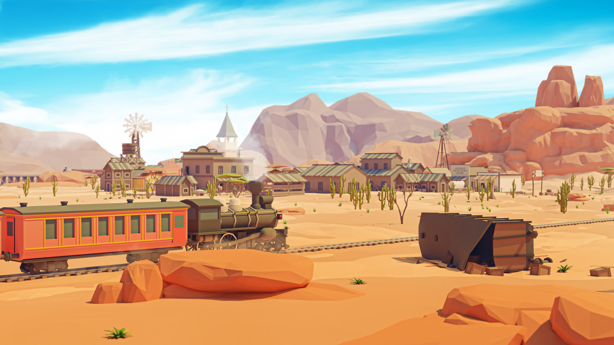 Wild West - Low Poly 3D Models Pack