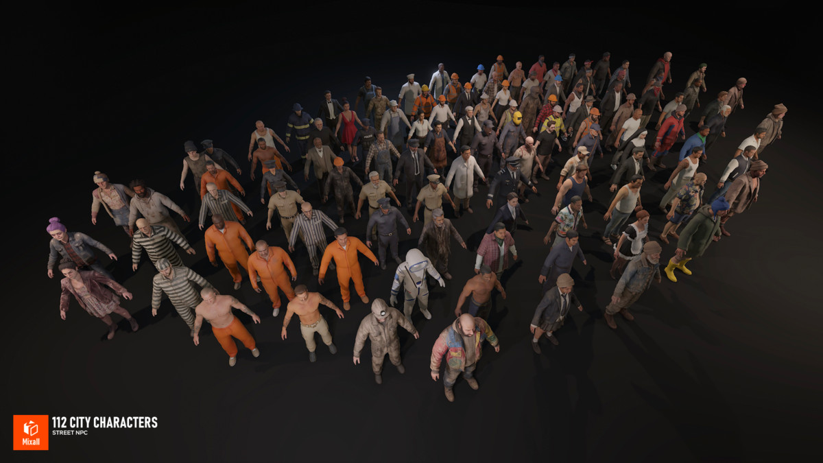 112 City Characters -Street NPC