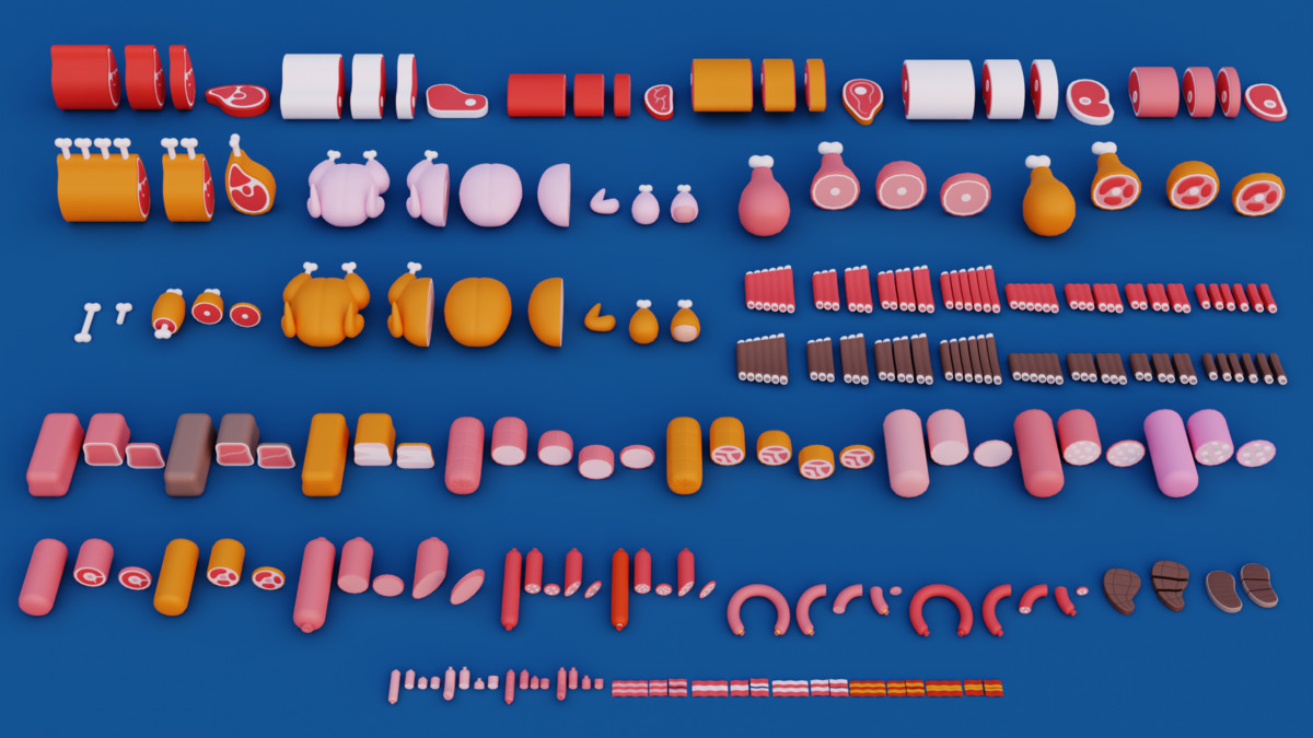 Cartoon Food Mega Pack