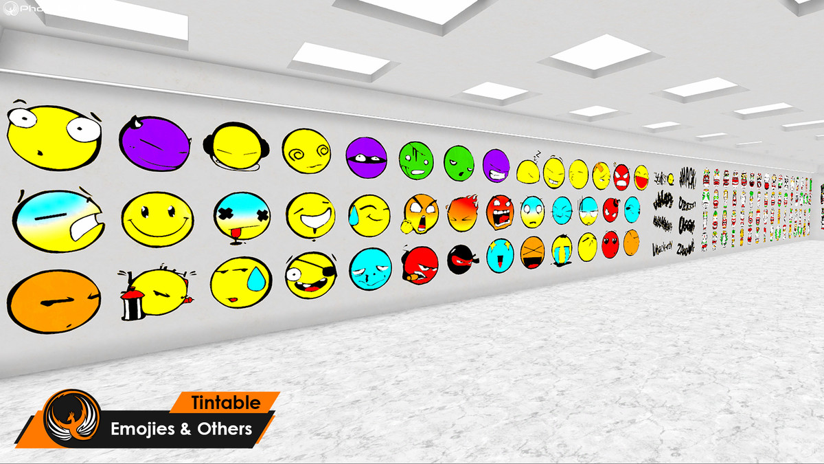 P3D: Mega Decal Textures (3500+ for Walls, Cars, and Level Design)