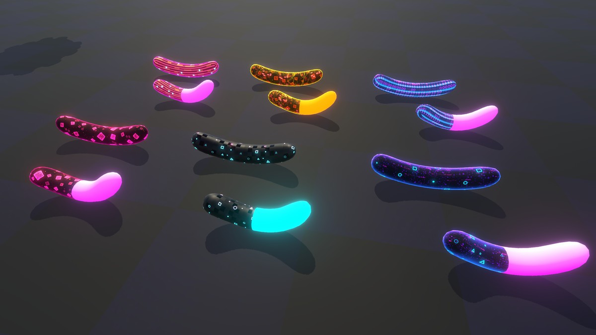 Neon Cyber Viruses