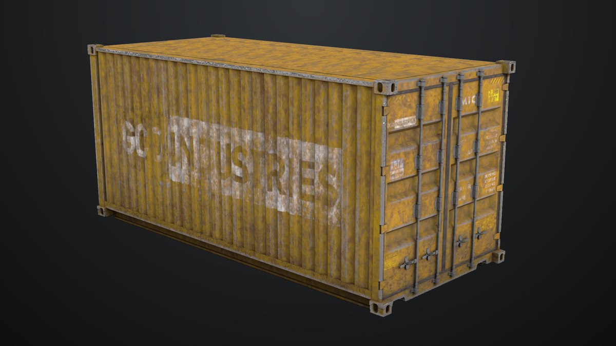 5 Cargo Dusty Container 20ft Single Mat