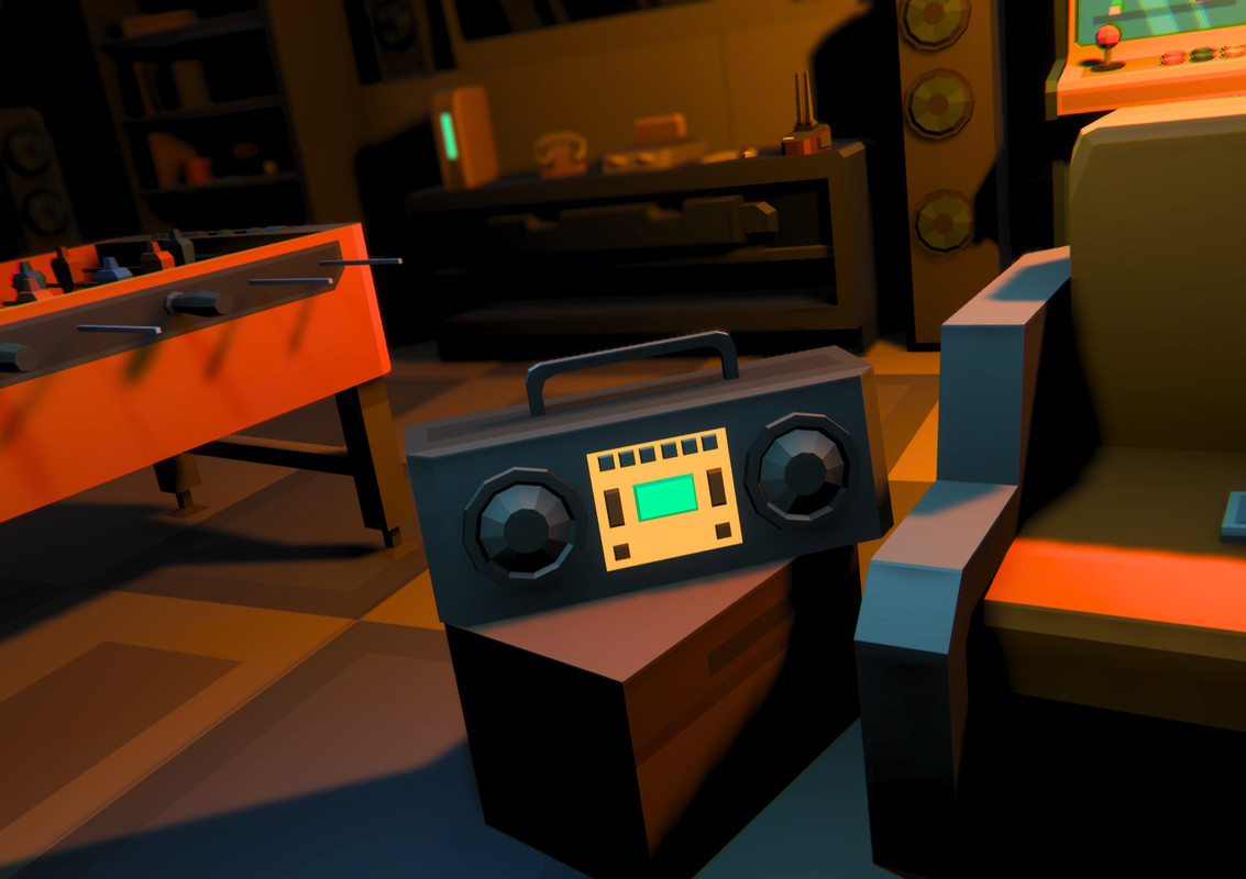 Low Poly Sci-Fi Recreation / Cosmic Retro