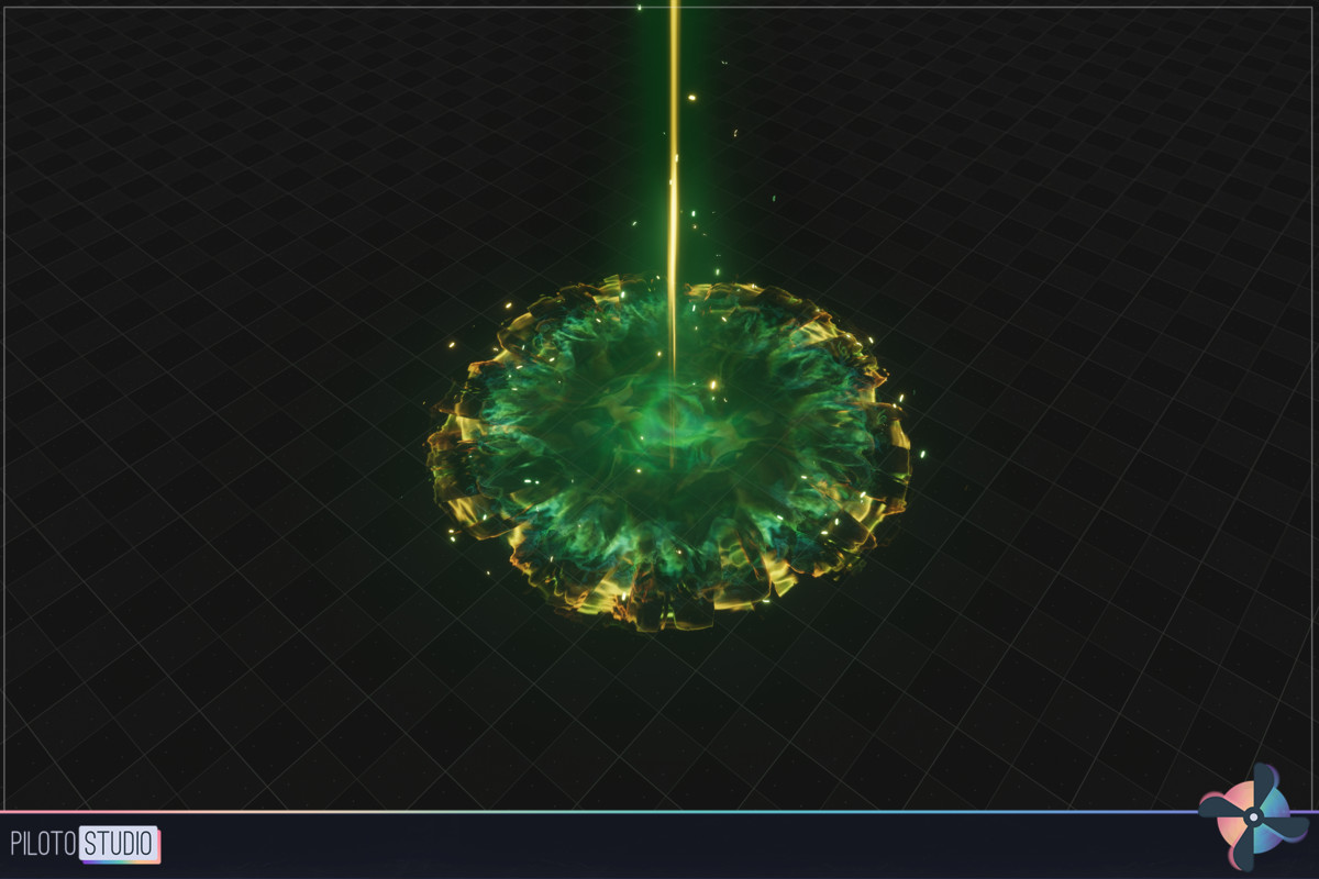 Realistic Fire Spirits Magic VFX