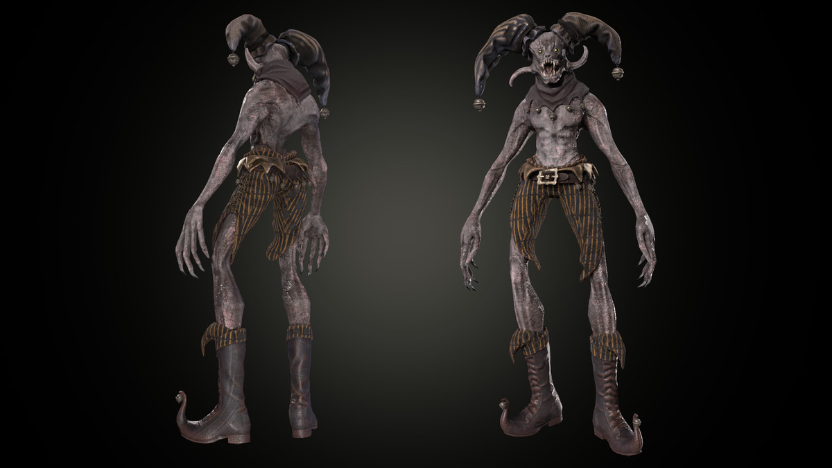 Jester Creepy Monster