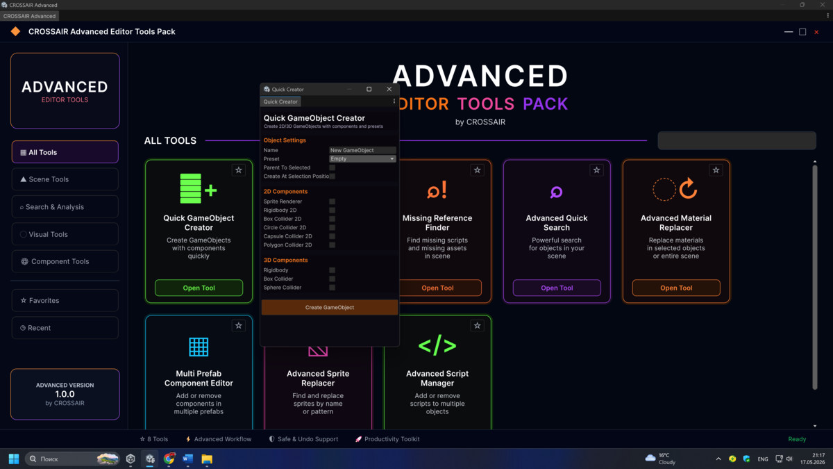 Advanced Editor Tools Pack