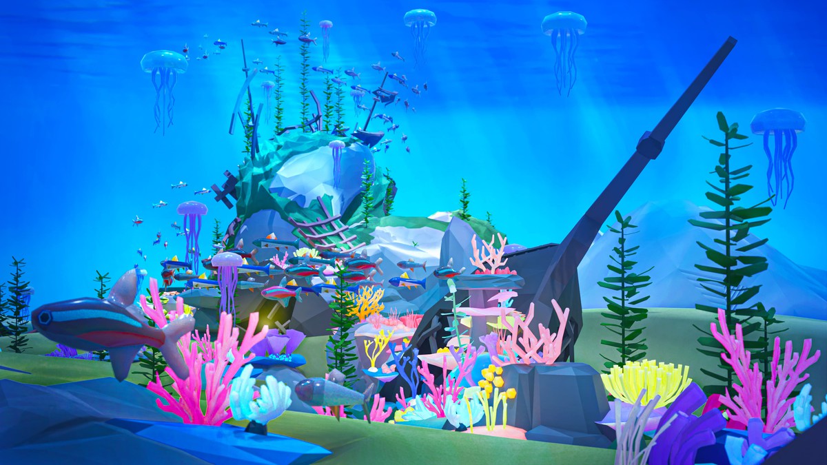 Underwater World - Low Poly 3D Models Pack