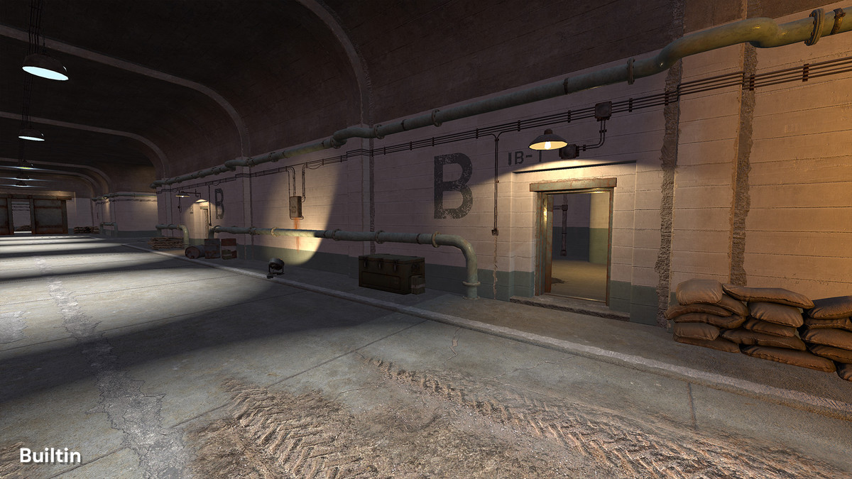WW2 & Cold War Modular Military Bunker Entrance, Tunnel and Checkpoint