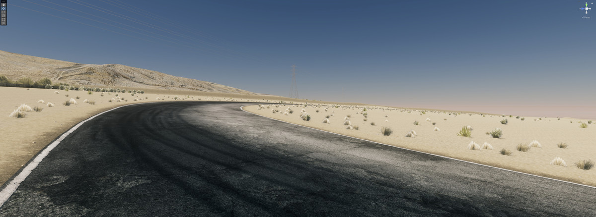 Realistic Race Track California