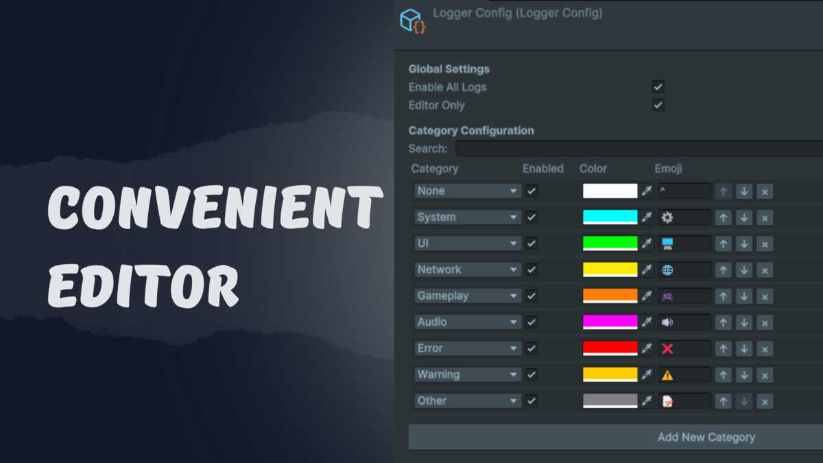 Logger — Lightweight & Flexible Debugging Tool for Unity by Azen