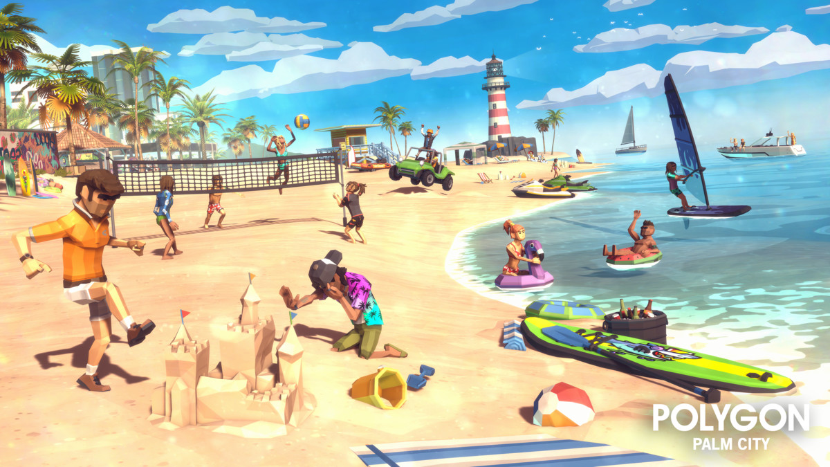 POLYGON - Palm City - Art by Synty