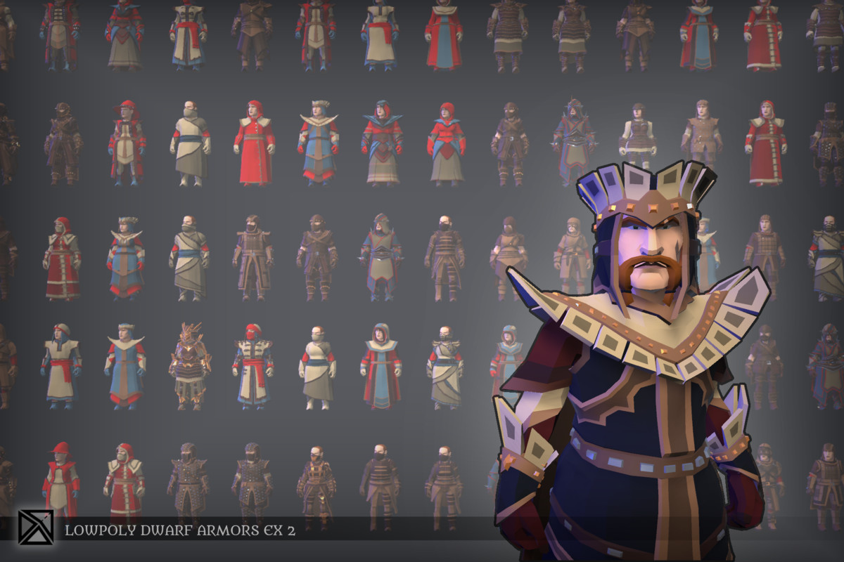Low Poly Complete Bundle -LOWPOLY MEDIEVAL FANTASY SERIES