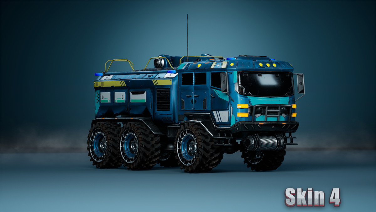 Sci-Fi Transport - Fireman truck