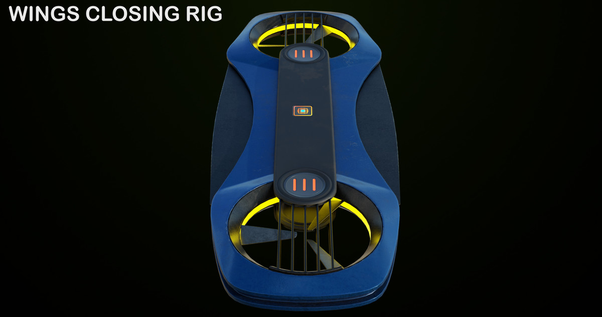 10 Sci Fi Hoverboards URP HDRP Textures