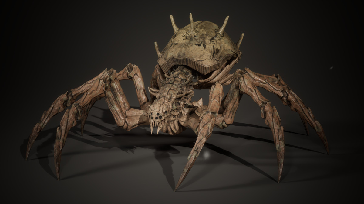 Bone Spider - Customizable Horror Monster