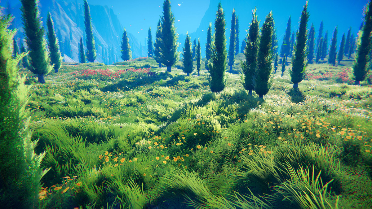 Stylized Cypress Valley