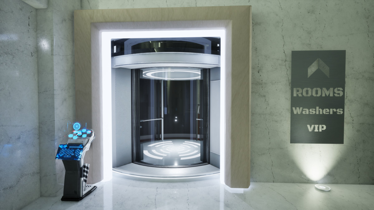 Futuristic Luxury Hotel – Sci-Fi Resort Environment
