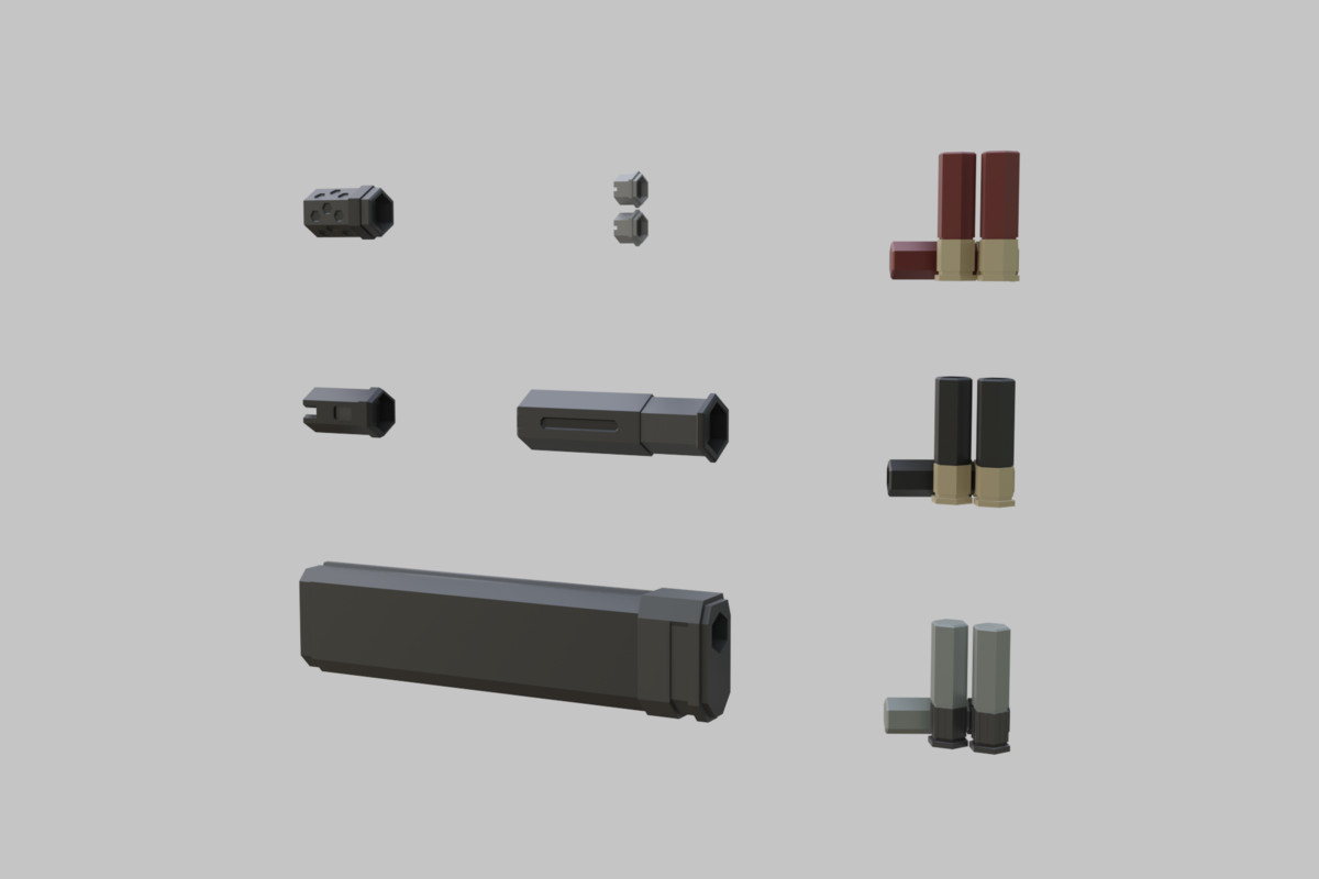 Low Poly Weapon Bundle Pack 3