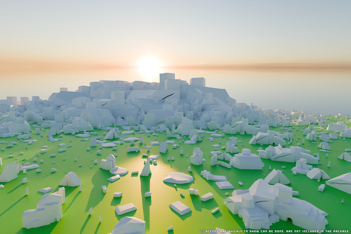 PolyArt Series - Cliffs