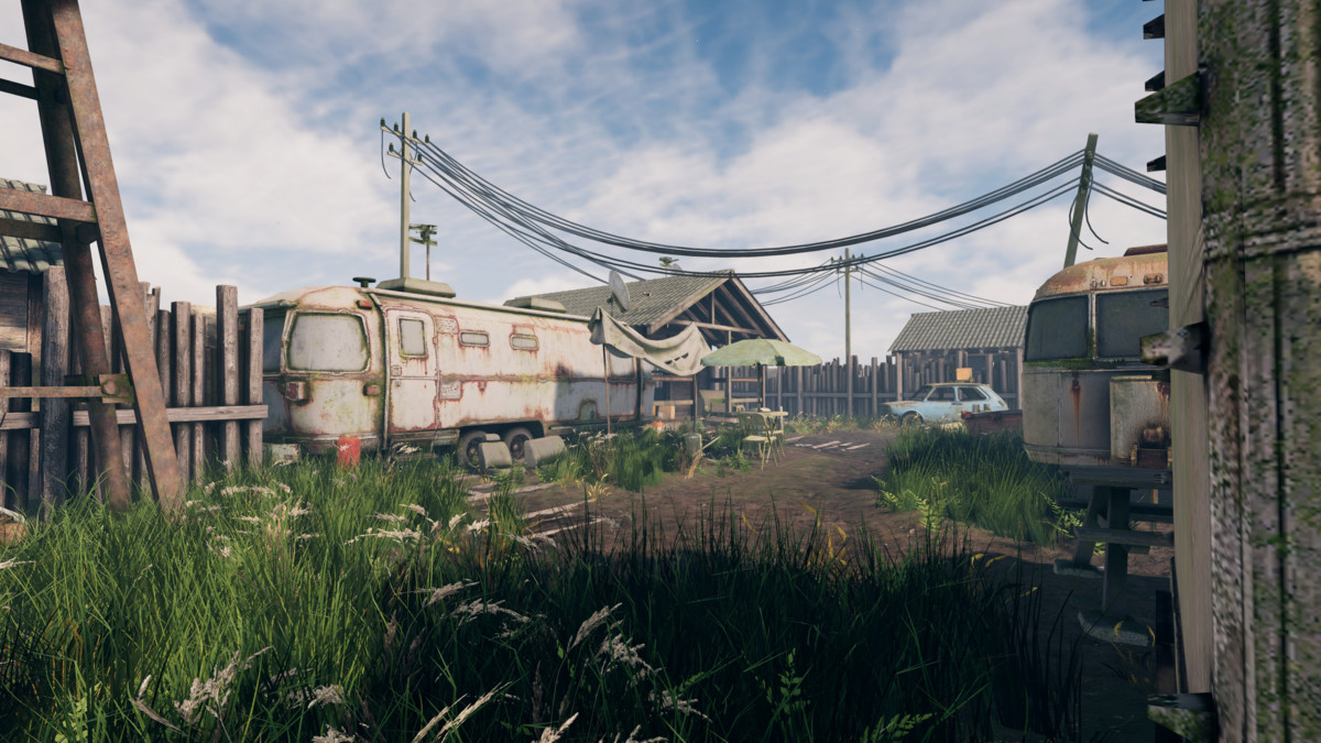 Post-Apocalyptic Trailer Park Environment