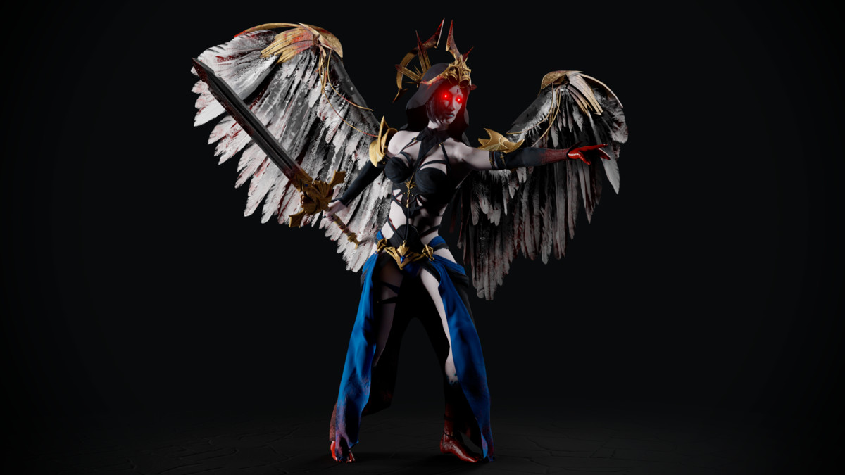 Female Angel Knight