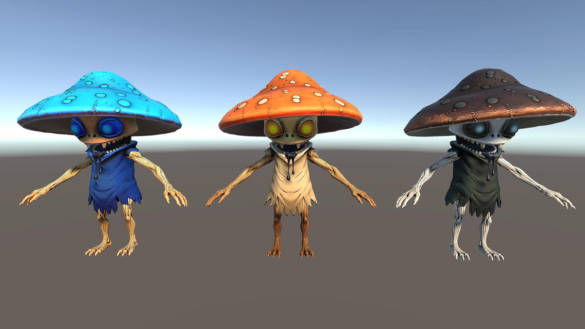 Nightmare Harvest Monsters 1 – Stylized Character Pack (5 Characters, 15 Skins)