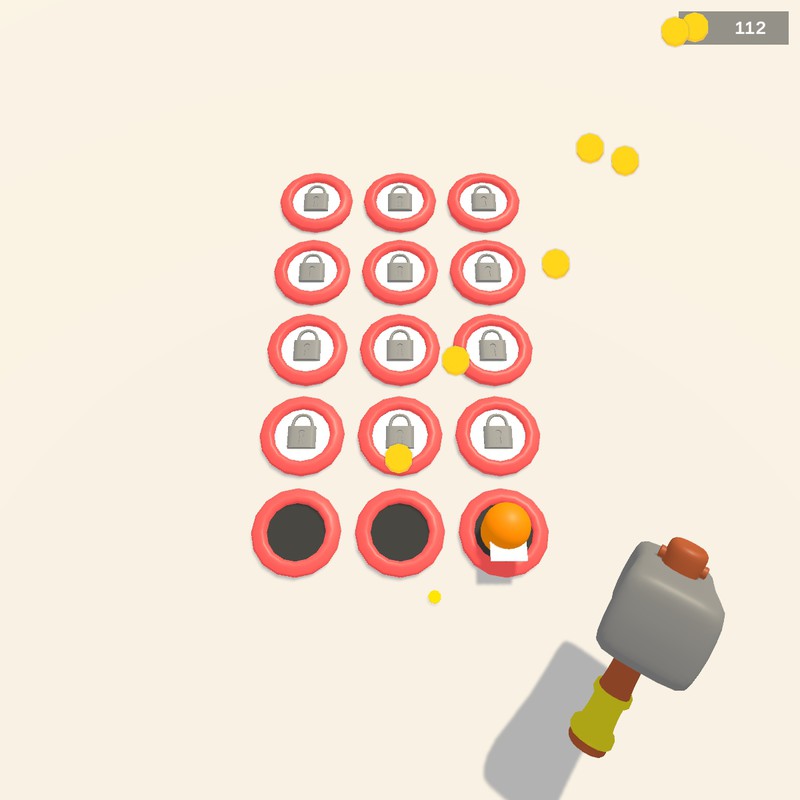 Simple whack a mole template