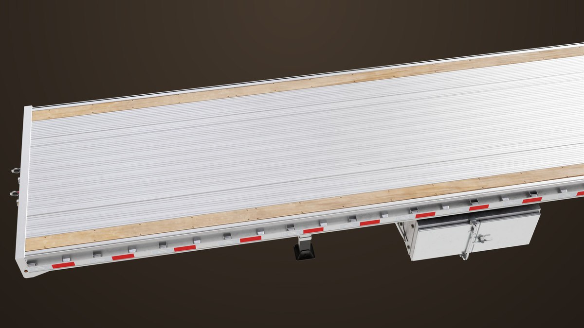 Flat Bed Trailer 05 Heavy Truck URP HDRP Textures