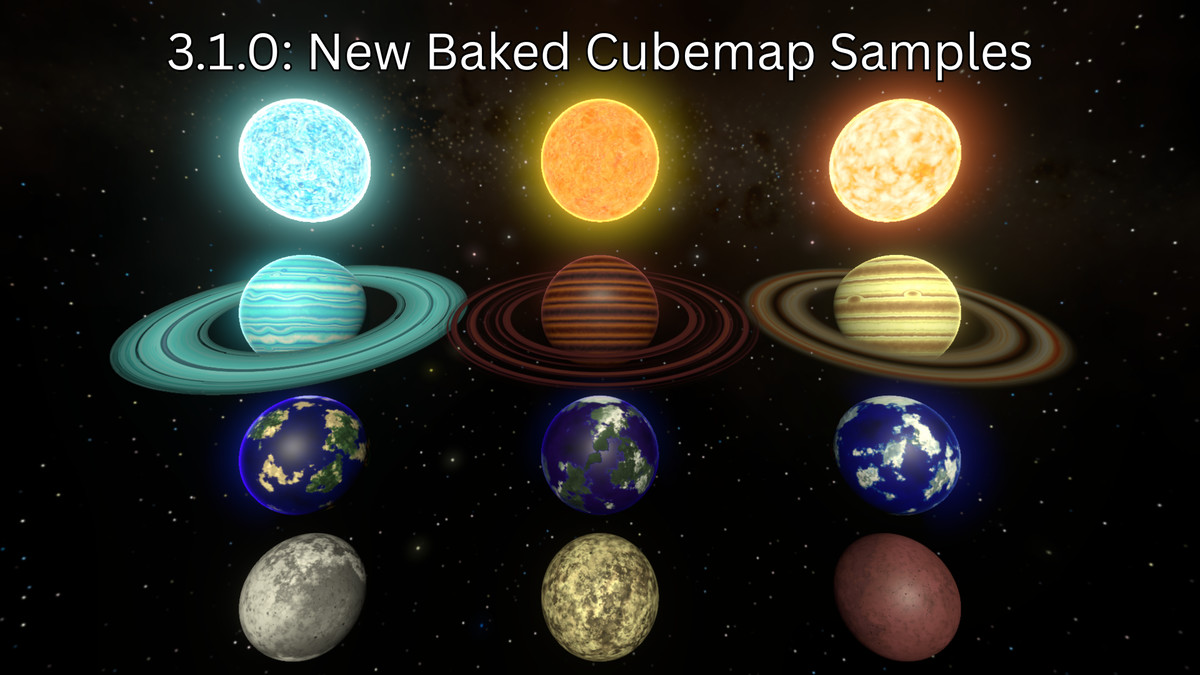 Procedural Planet Generation - Lite: Baked Planets and Simple Procedural Shaders