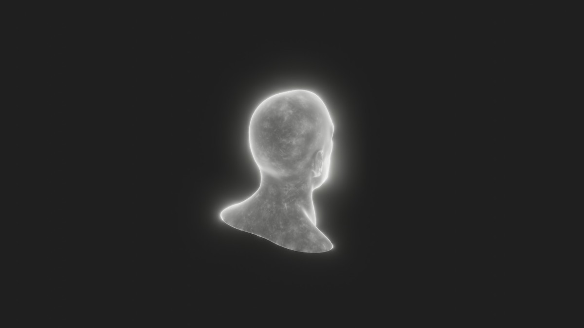 Ghostly Male Female Heads 3D Model Pack - Animated, Blend Shapes