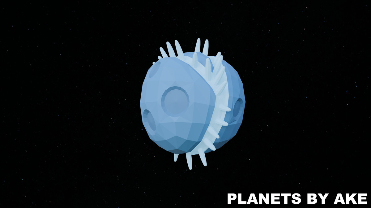 Low Poly Planets by Ake
