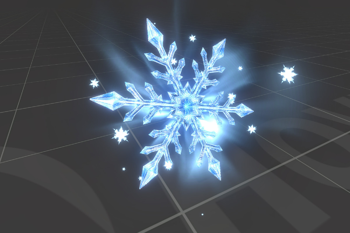 Realistic RPG ice and snow effects set
