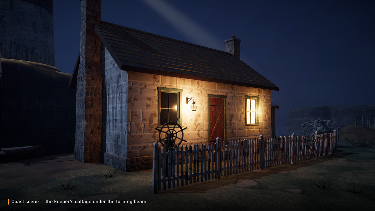 Stylized Haunted Coast - Lighthouse & Fishing Village (URP)
